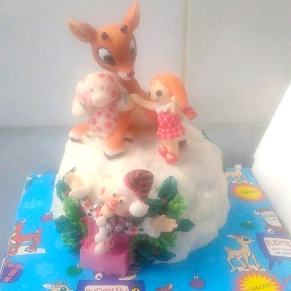 Rudolph Figure Music Box